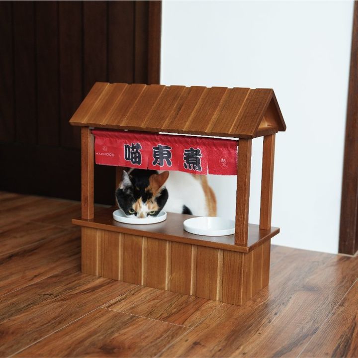 NEKO ODEN ｜喵東煮 造型寵物碗架