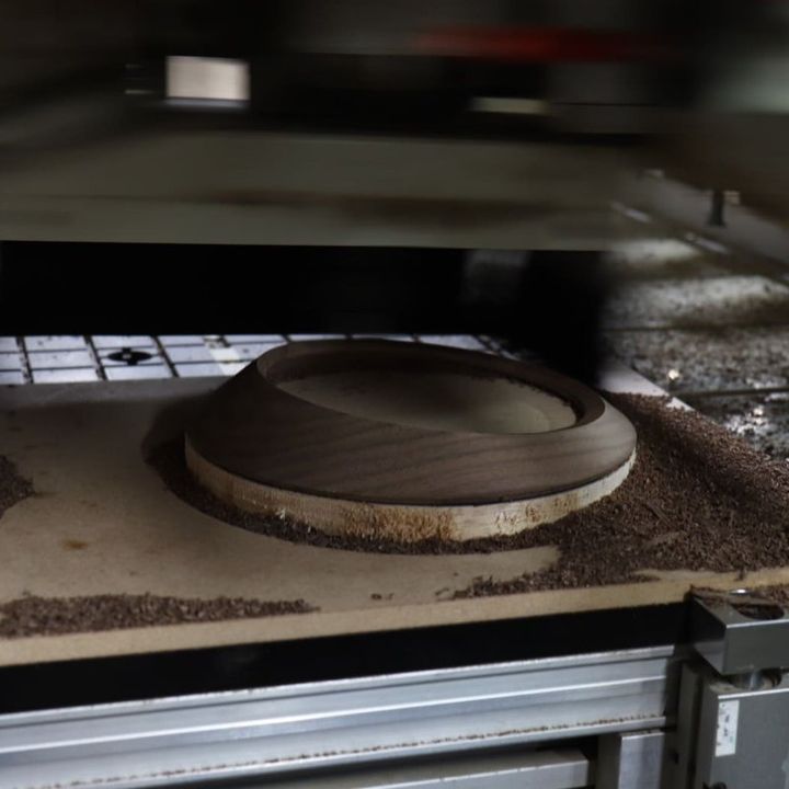 實木 CNC 訂製 造型燈罩製程記錄