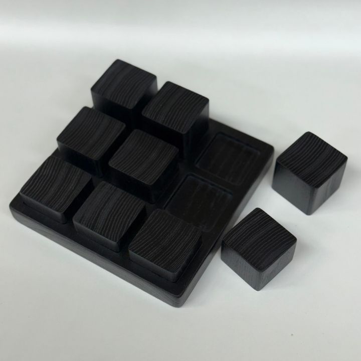 幾何造型木製擺件